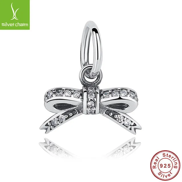 Hot Sale Genuine 100% 925 Sterling Silver Pendant Charm Dangle Fit Original pandora Bracelet Necklace Authentic Jewelry MUM Gift