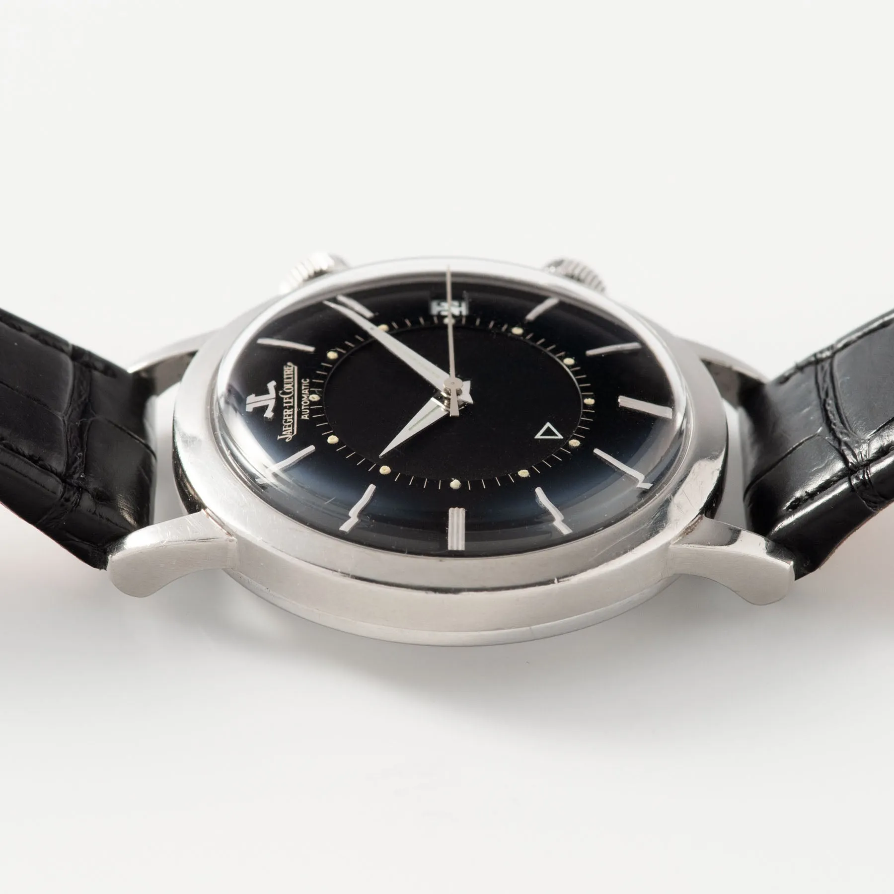 Jaeger le Coultre Memovox Black Dial Ref E855