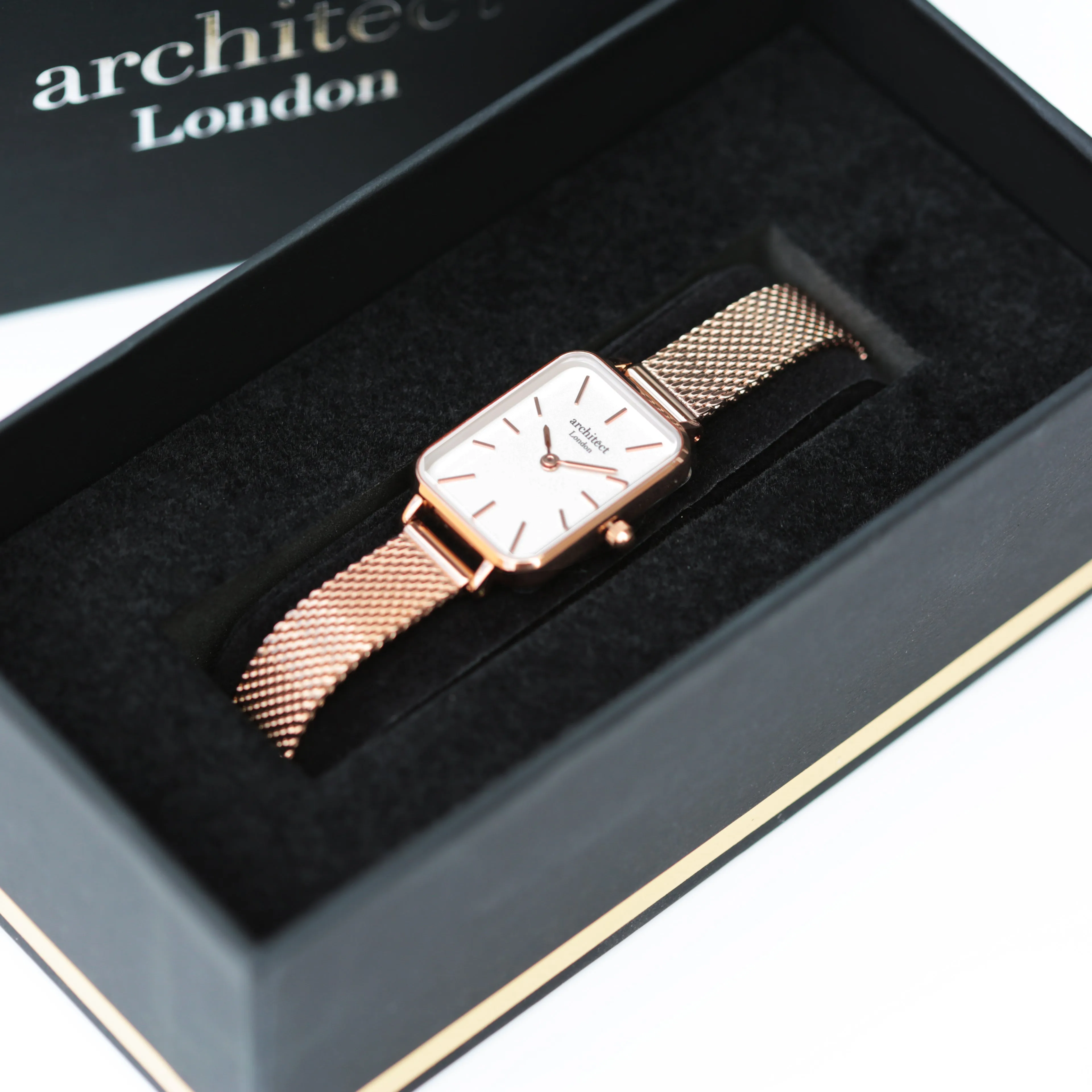 Ladies Archiect Lille - Rose Gold - Modern Font Engraving