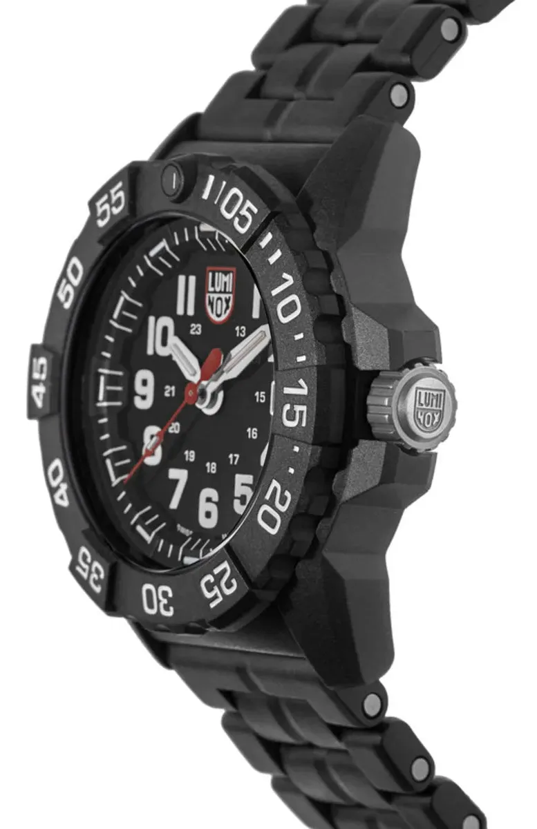 Luminox Navy SEAL CARBONOX Black Dial Date Divers Quartz Mens Watch XS.3502