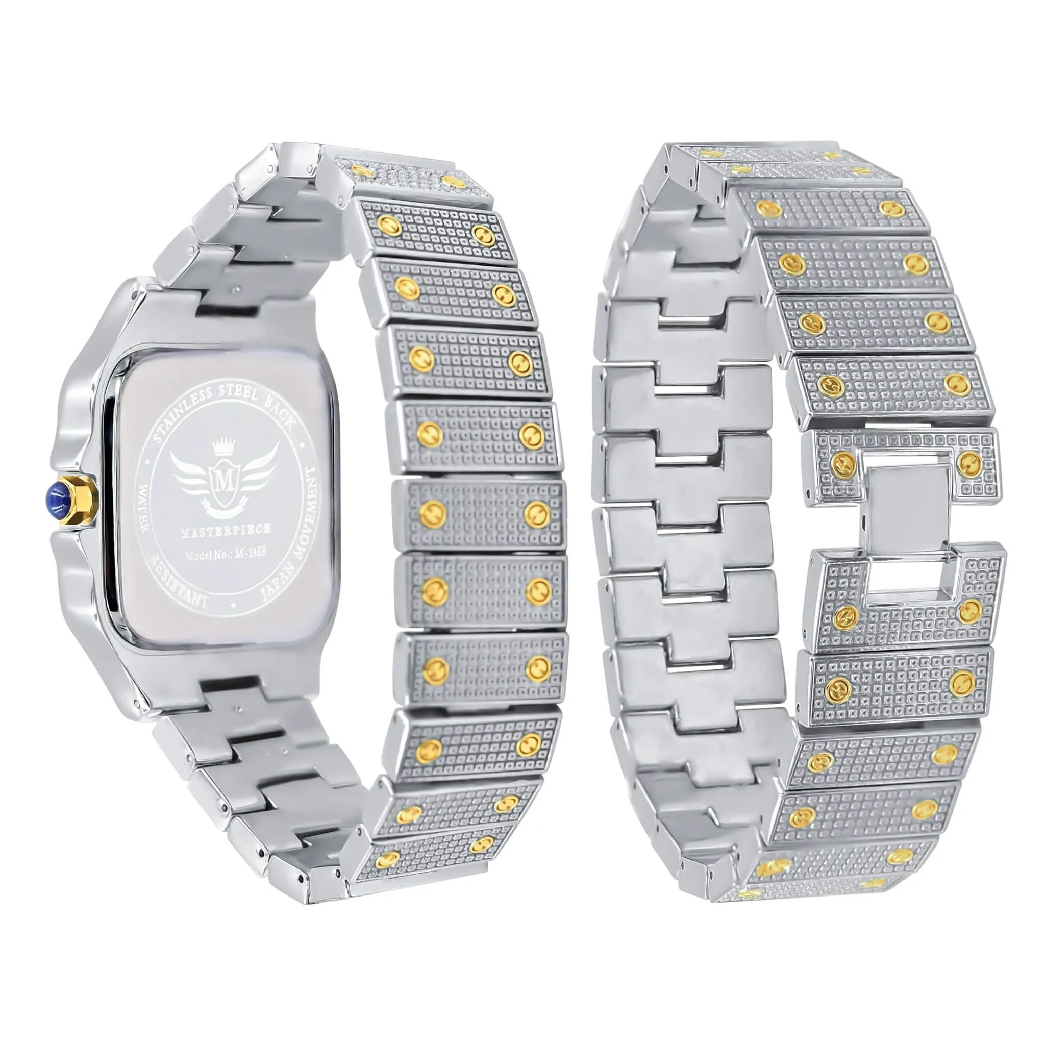 LUXURIOUS STAINLESS STEEL CRYSTAL WATCH COLLECTION