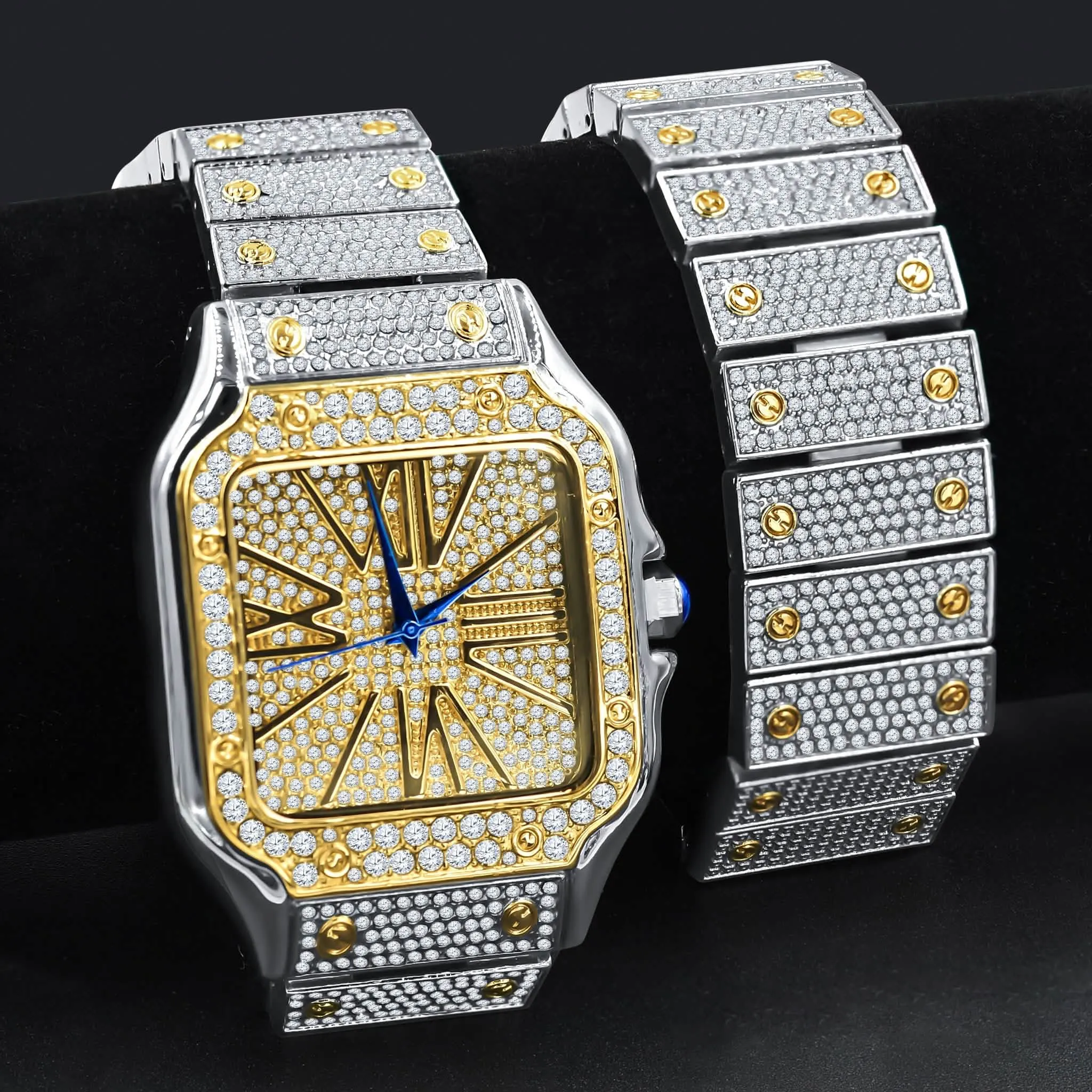 LUXURIOUS STAINLESS STEEL CRYSTAL WATCH COLLECTION