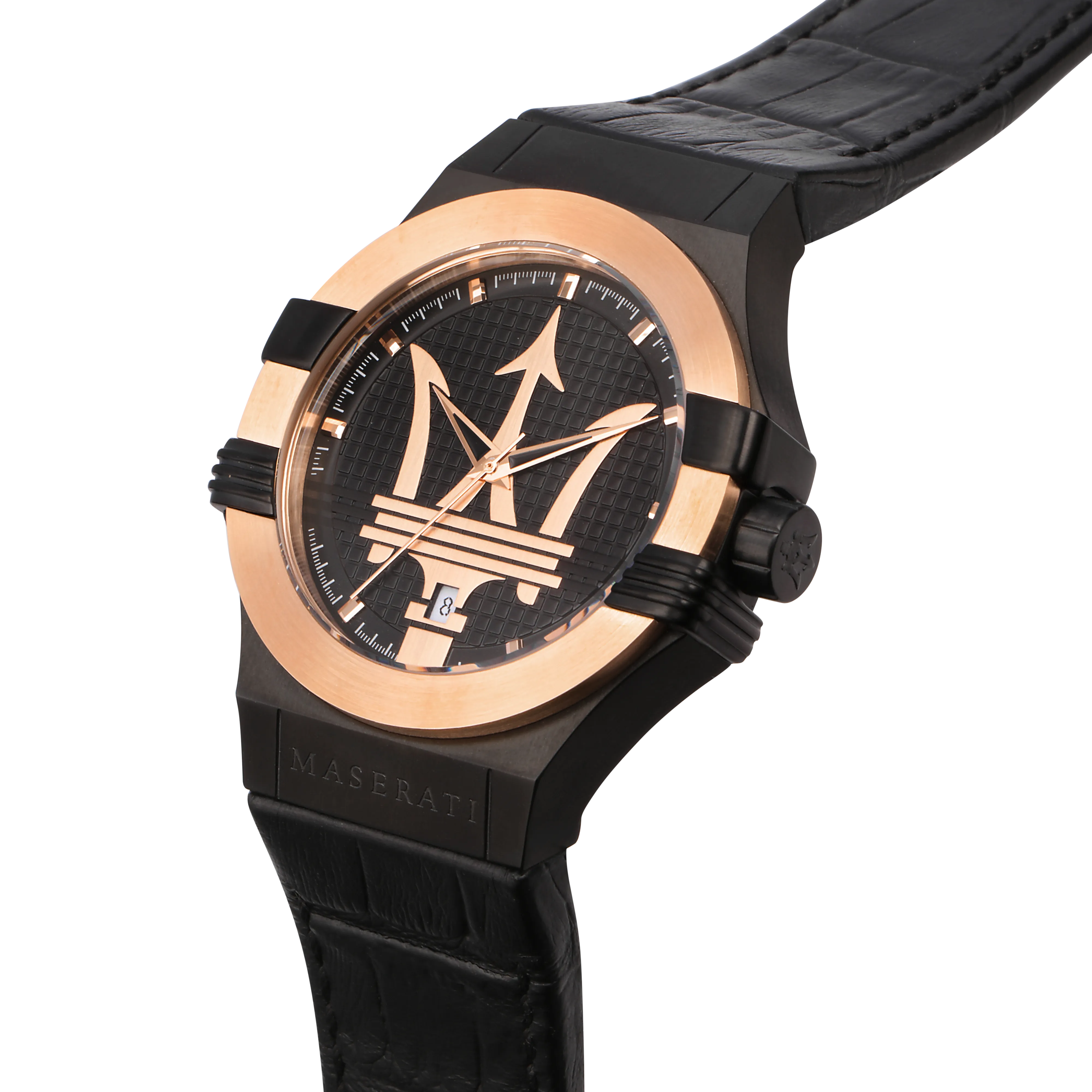 Maserati POTENZA 42mm Gold Watch