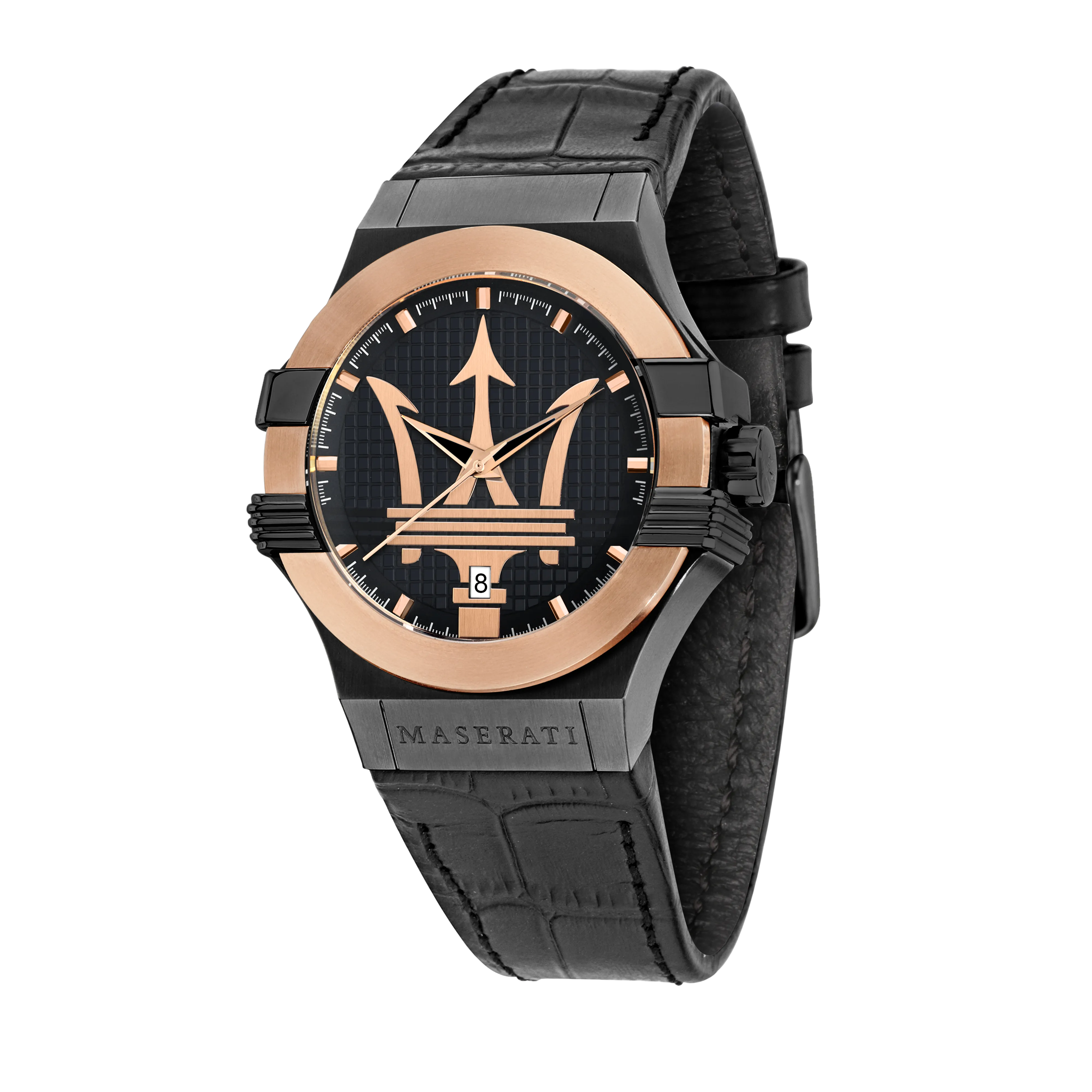 Maserati POTENZA 42mm Gold Watch