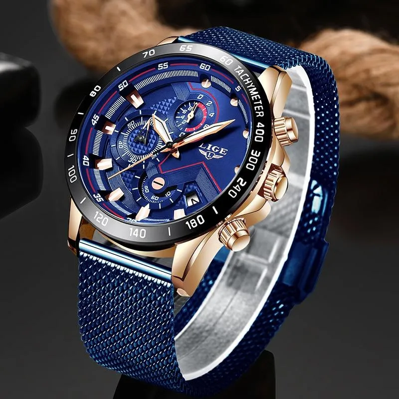 Men Quartz Top Brand Luxury Waterproof Sport Wrist Watch