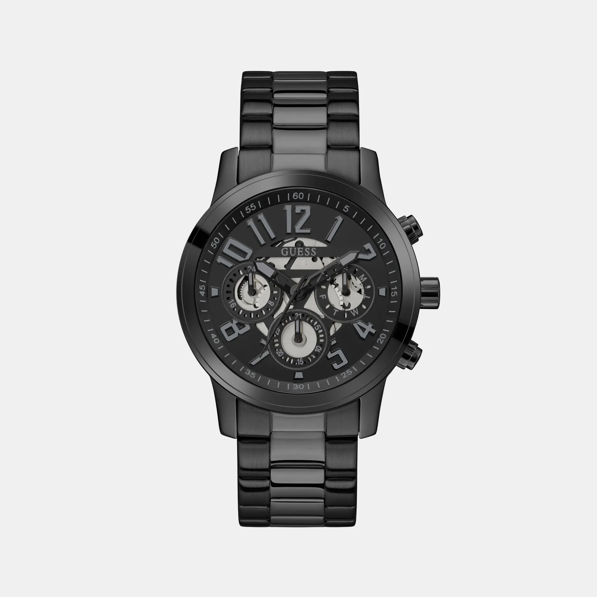 Men's Black Chronograph Stainless Steel Watch GW0627G3