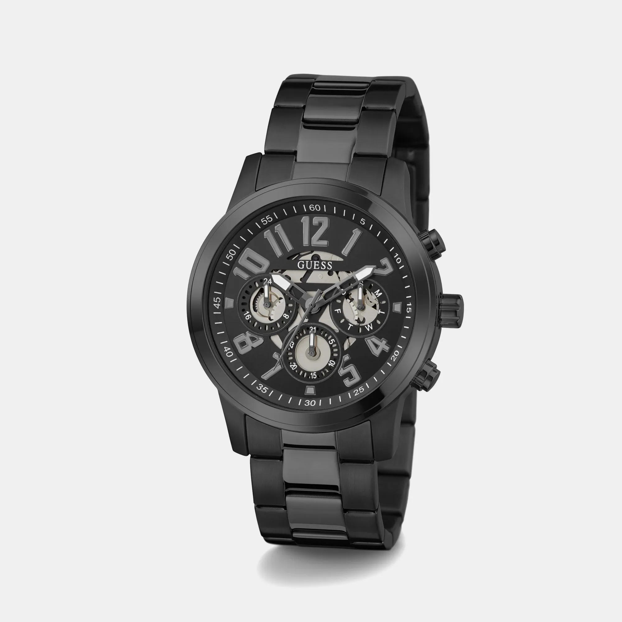 Men's Black Chronograph Stainless Steel Watch GW0627G3