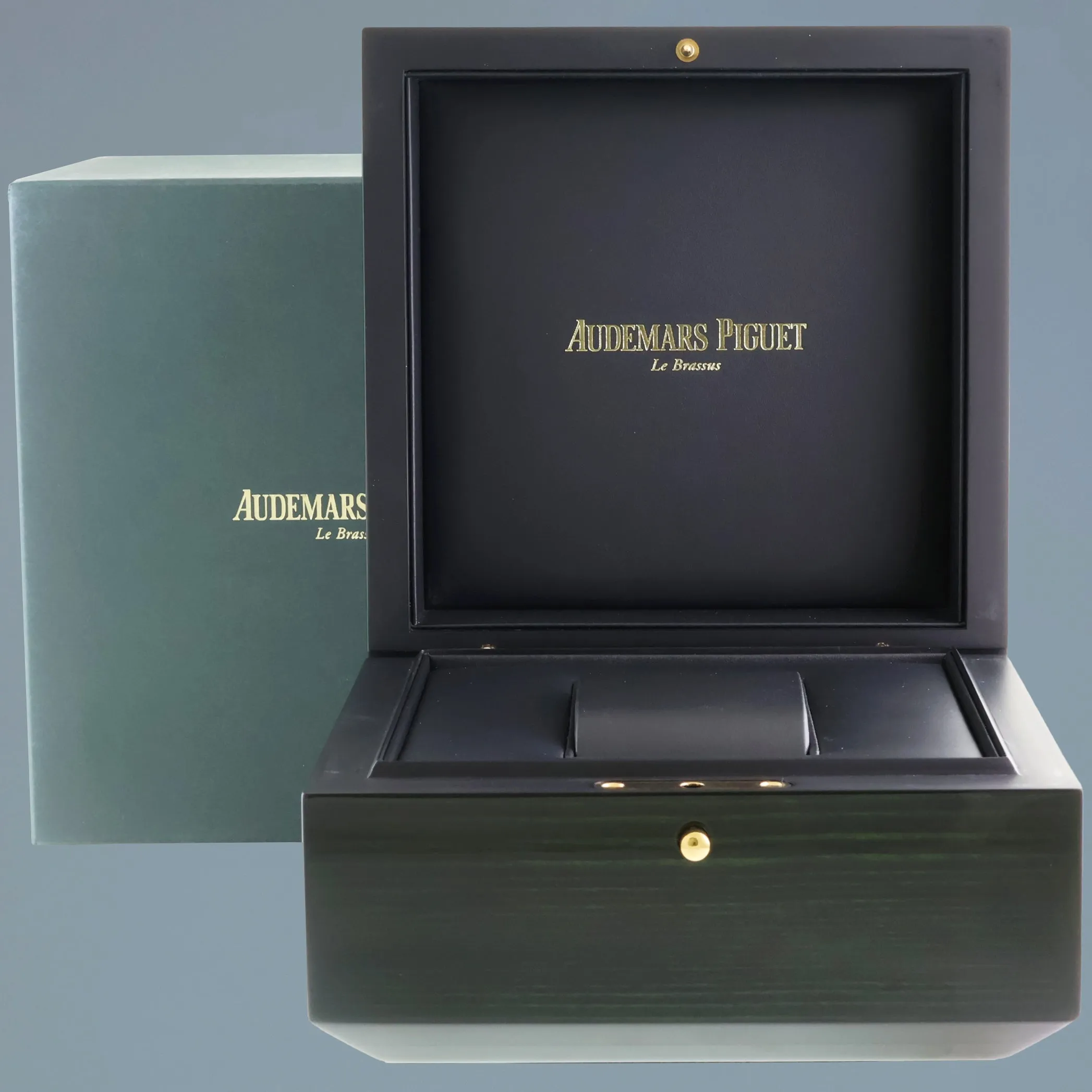 MINT Audemars Piguet Royal Oak Blue Stick 39mm Steel 15300ST Watch Box