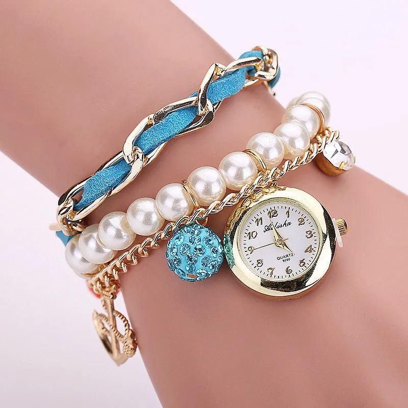 New Arrive Fashion Casual Anchor Bracelet Wristwatch Women Watch Relogios Feminino Ladies Watch