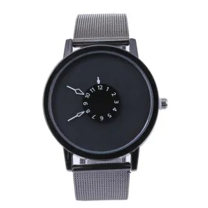 New Fashion Mesh Stainless Steel Quartz Wrist Watches