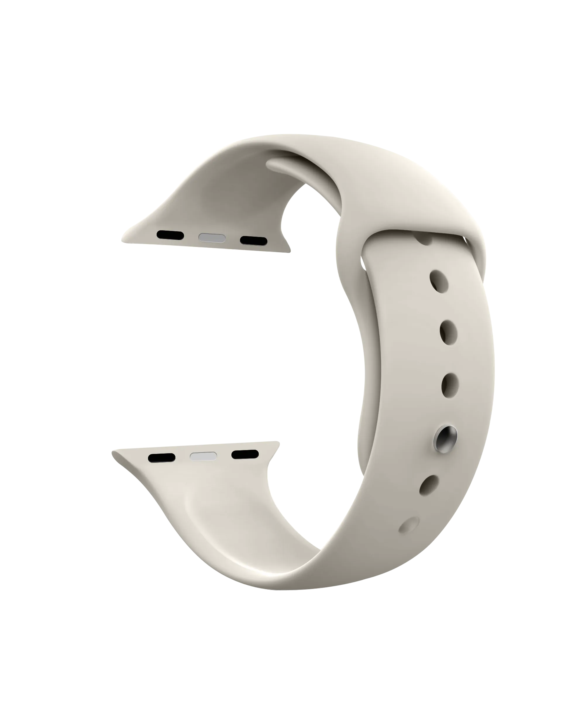 Off White Silicone Apple WatchBand (38/40/41mm)