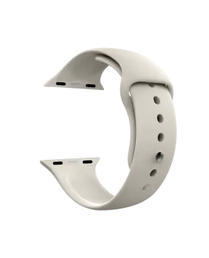 Off White Silicone Apple WatchBand (38/40/41mm)