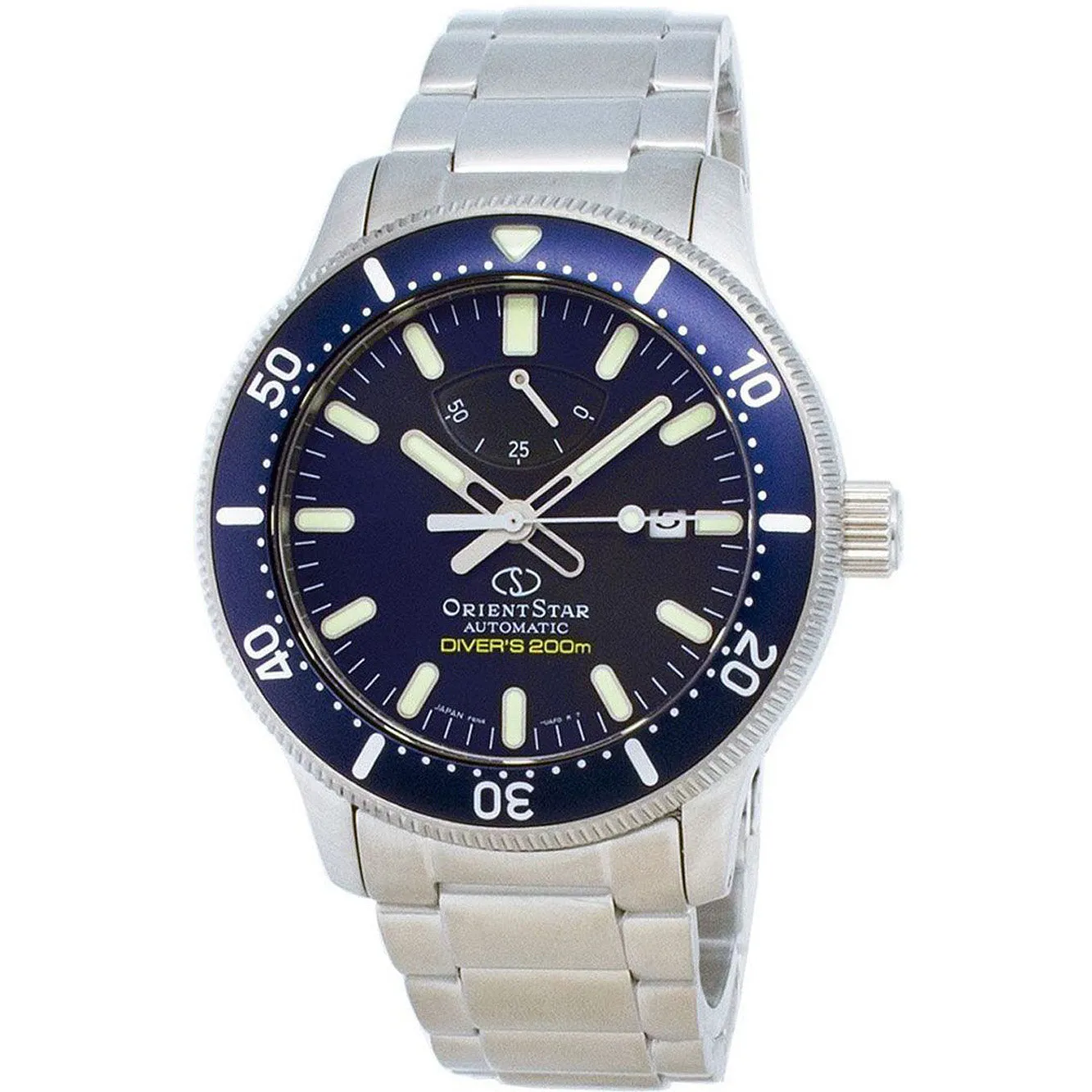 Orient Star Diver's Men's Silver Watch RE-AU0302L00B