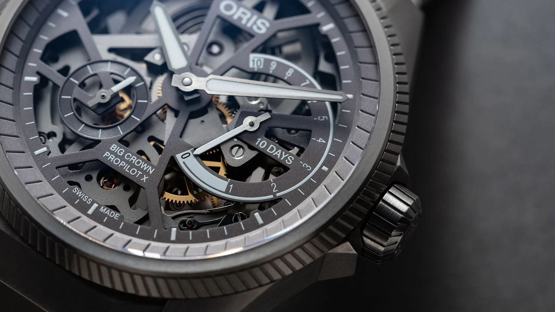 ORS Watch Big Crown ProPilot X Calibre 115 Skeleton Leather