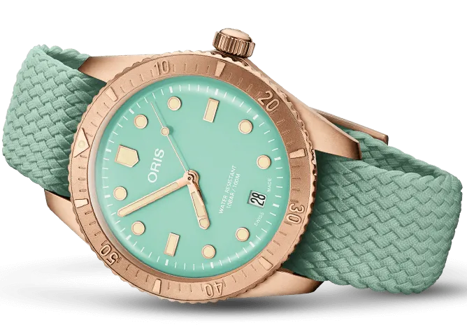 ORS Watch Divers Sixty Five Cotton Candy Bronze Wild Green