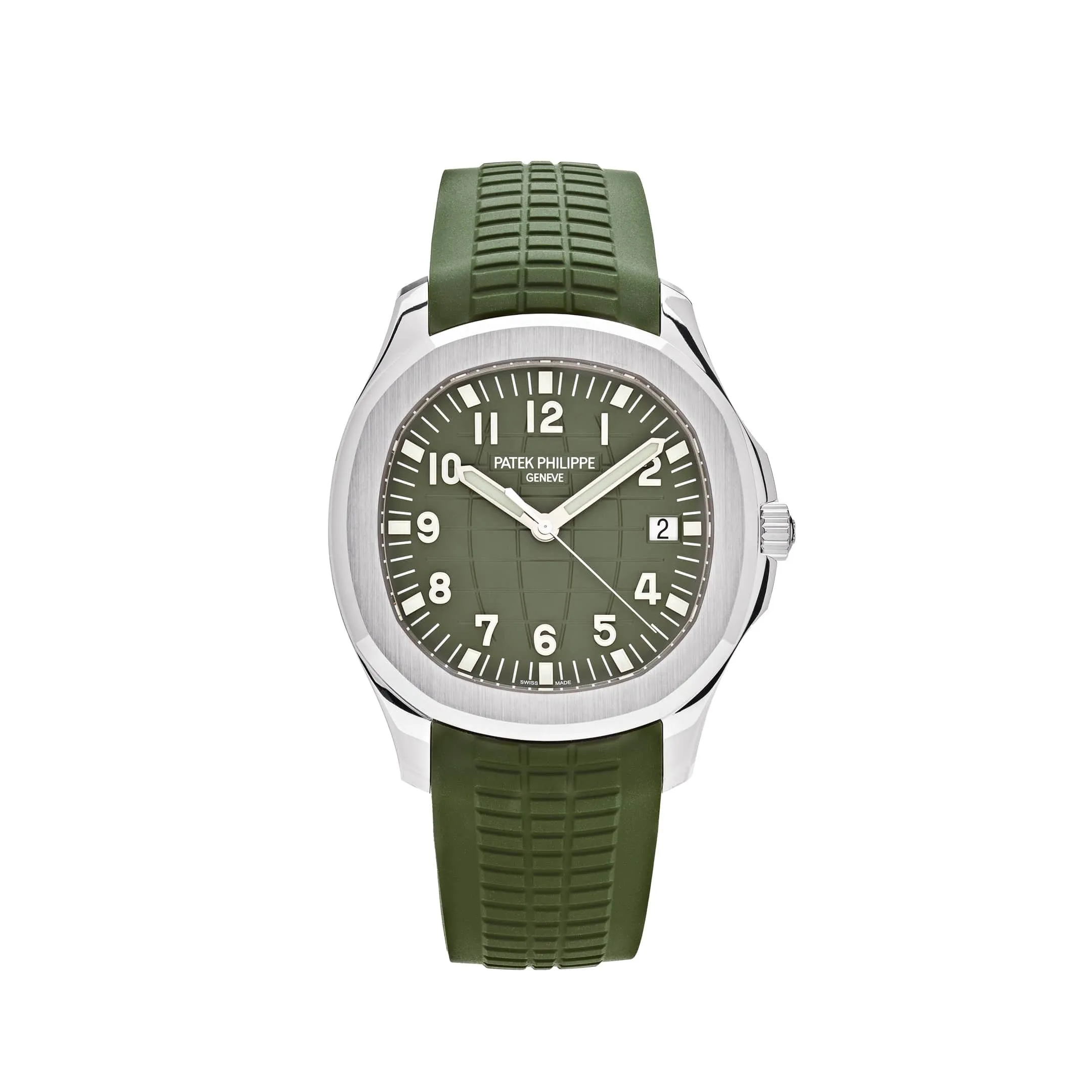 Patek Philippe Aquanaut 5168G-010 'Jumbo' White Gold Khaki Green