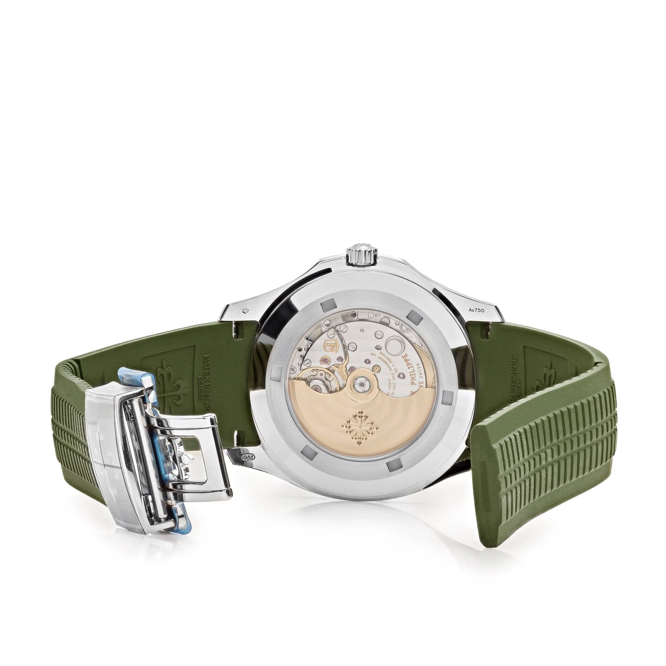 Patek Philippe Aquanaut 5168G-010 'Jumbo' White Gold Khaki Green