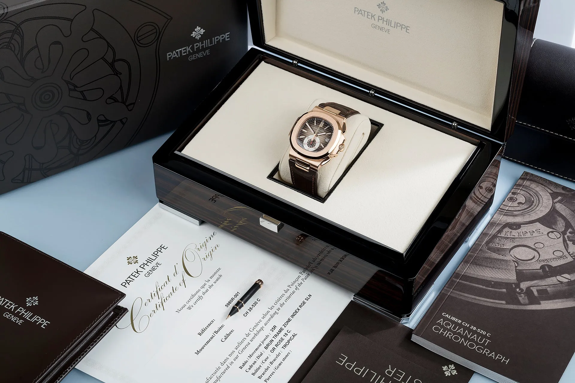 Philippe Nautilus 5980R-001 – Rose Gold, Chronograph