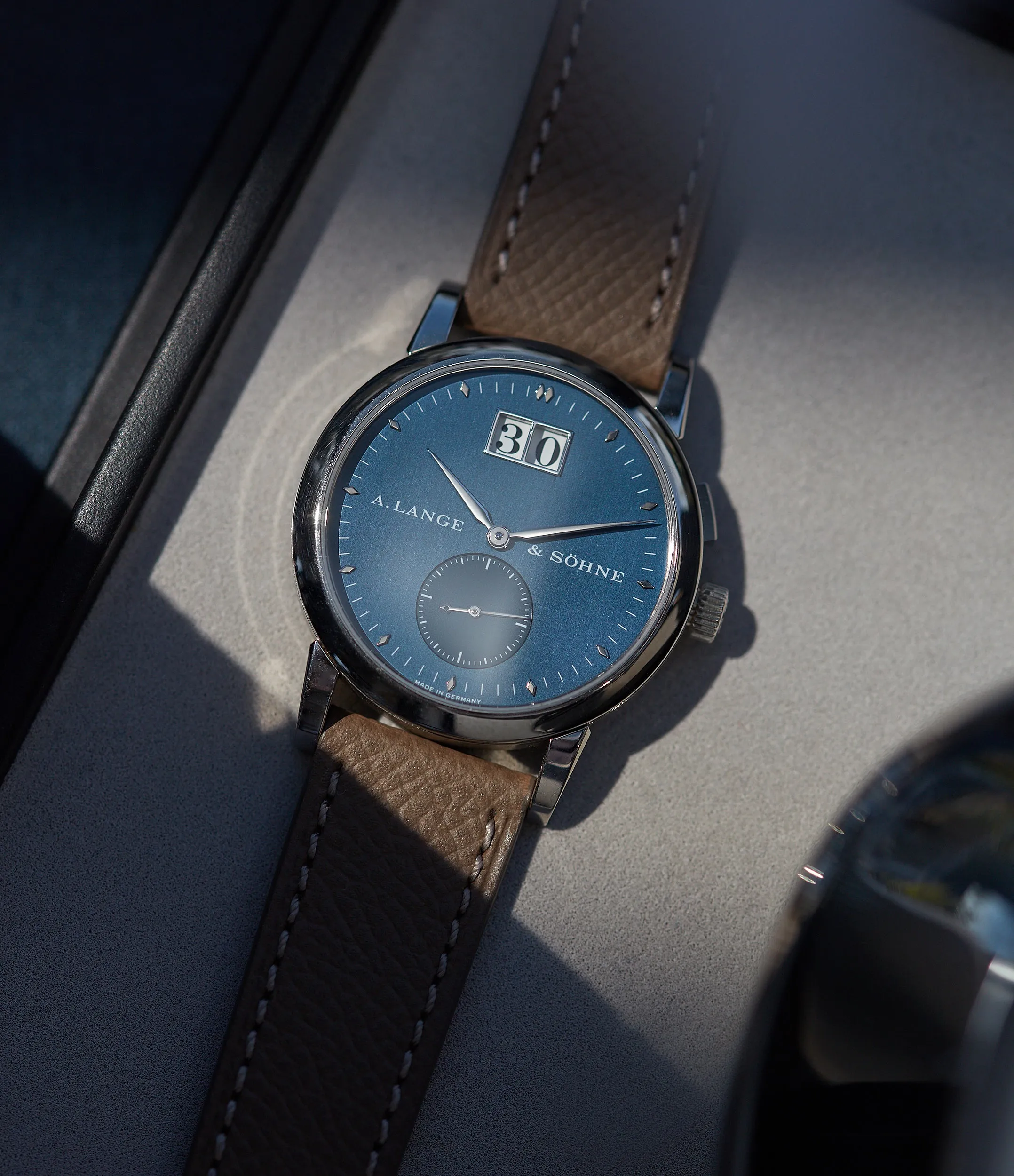 Saxonia | Blue Dial | White Gold