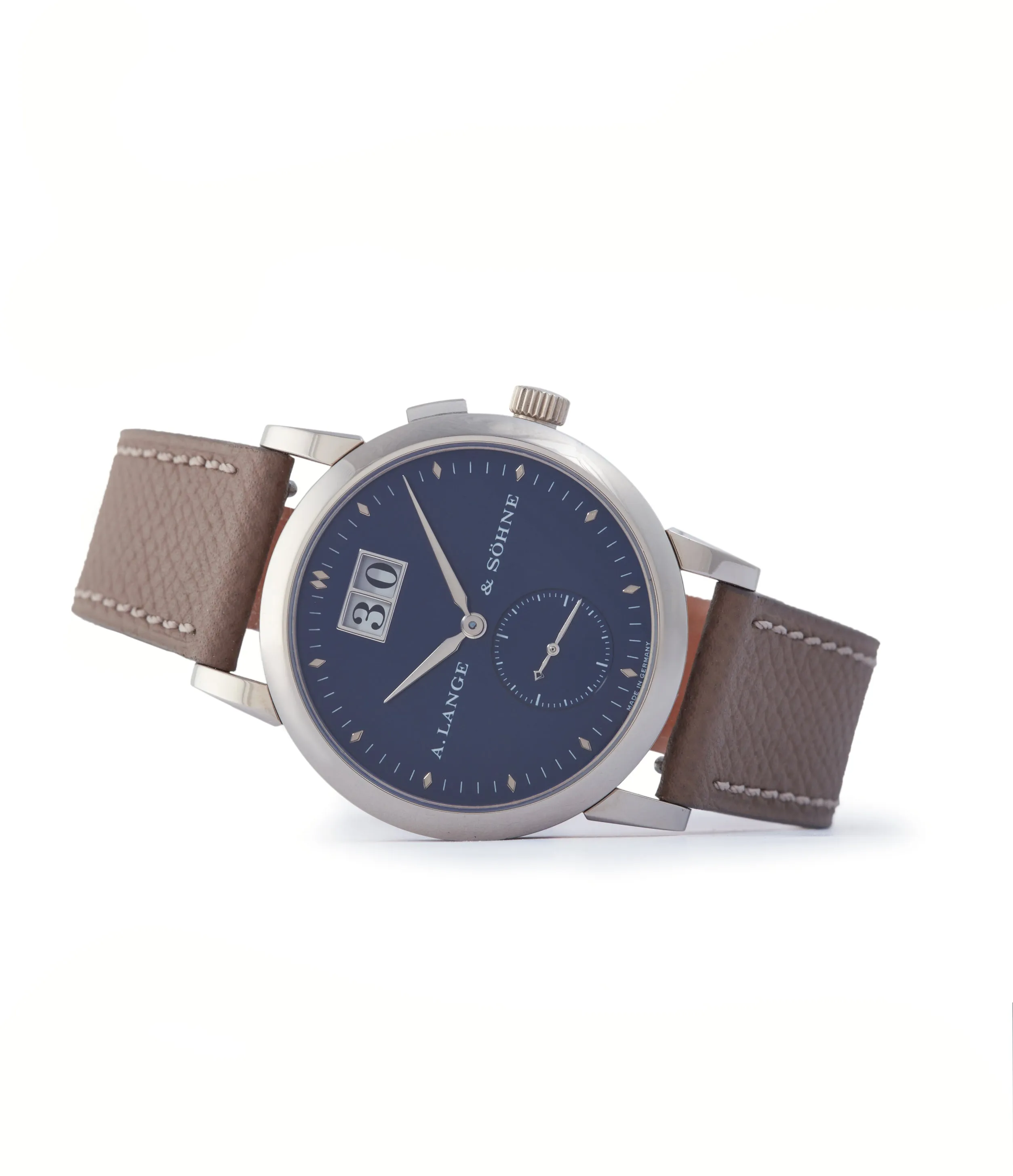 Saxonia | Blue Dial | White Gold