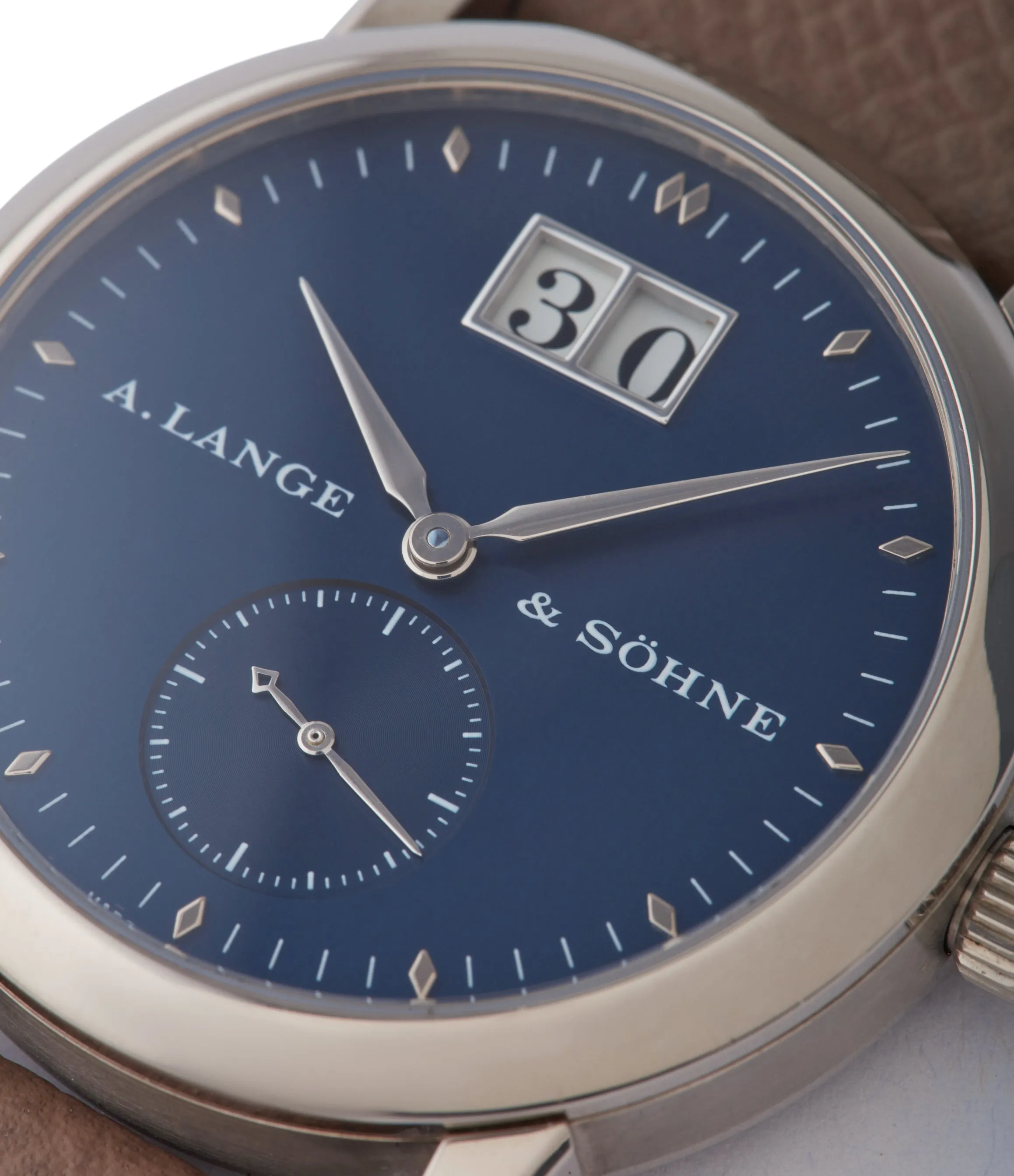 Saxonia | Blue Dial | White Gold