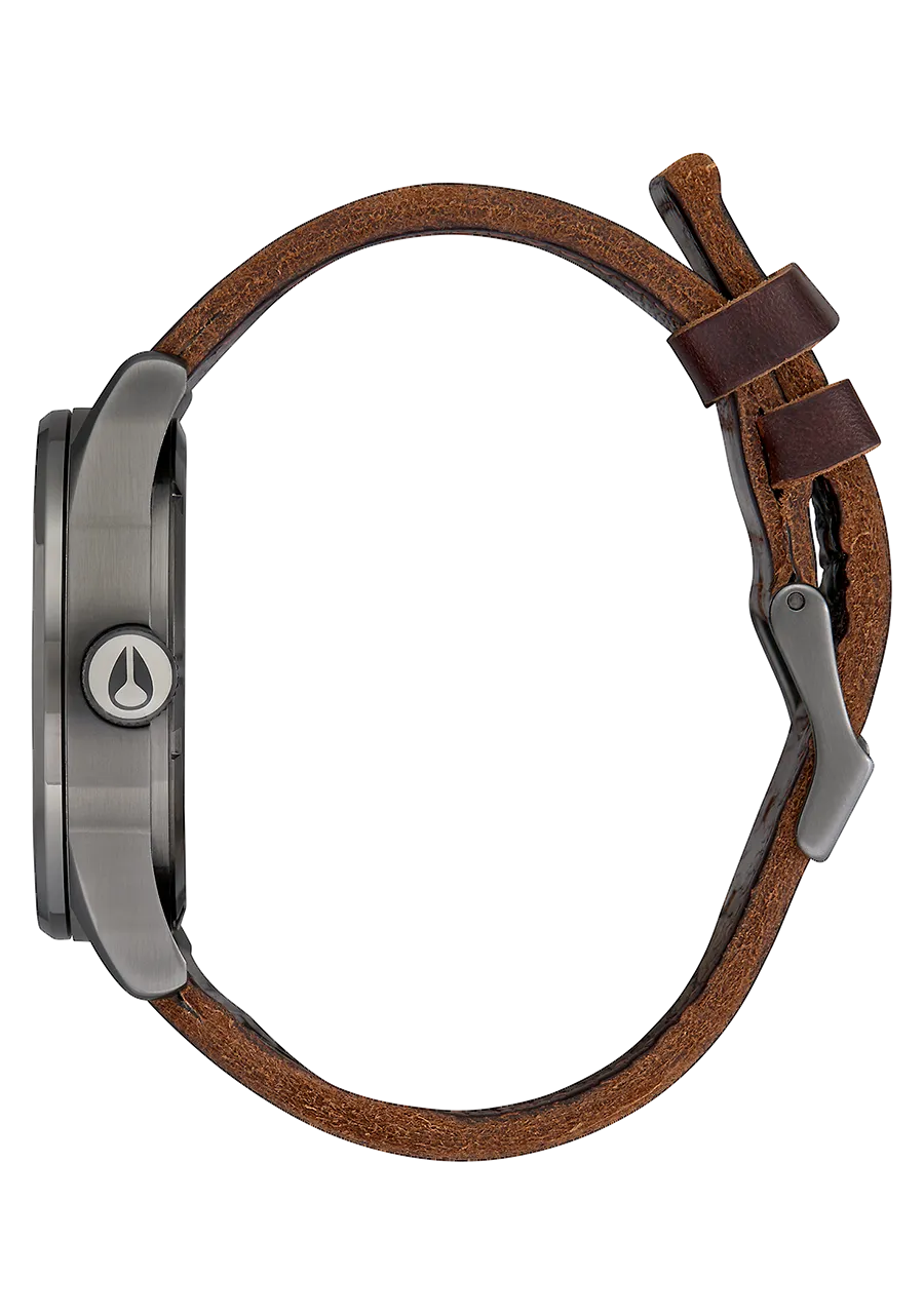 Sentry Leather - Gunmetal / Black / Dark Brown