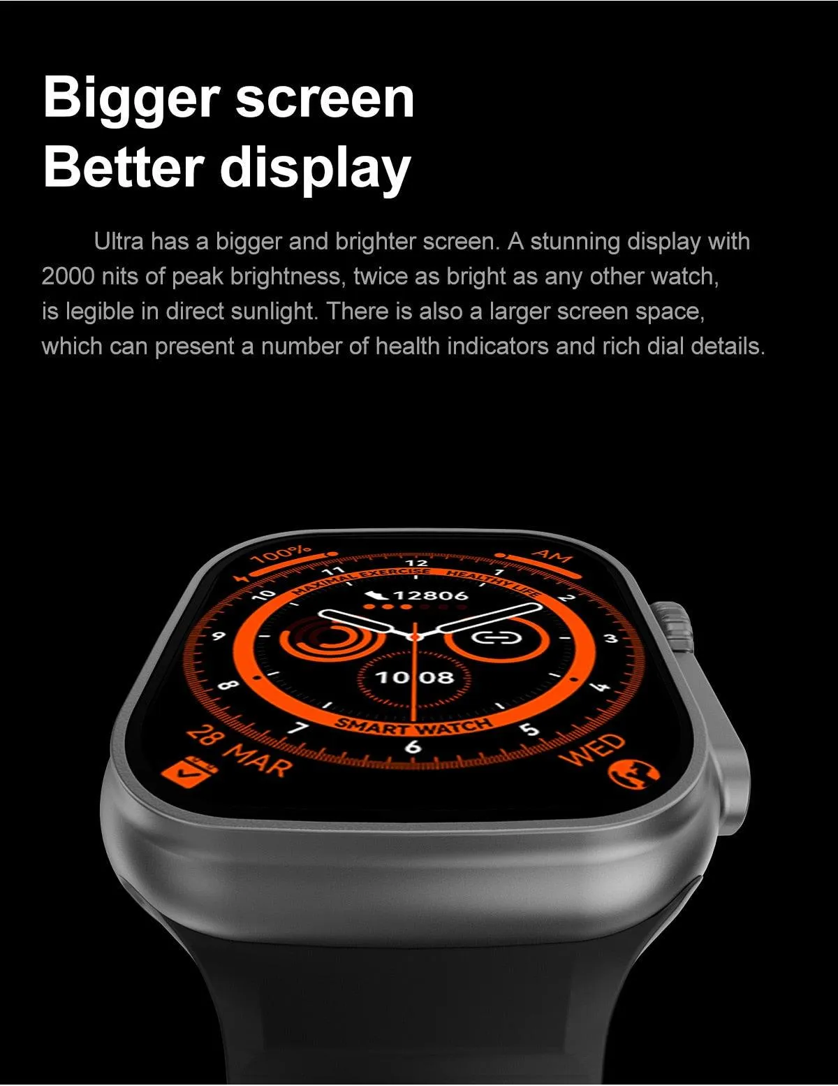 SITOPWEAR 2023 NEW Smart Watch Ultra Smartwatch