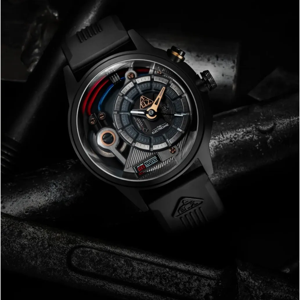 The ELECTRICIANZ Dark Z 45mm Black Rubber