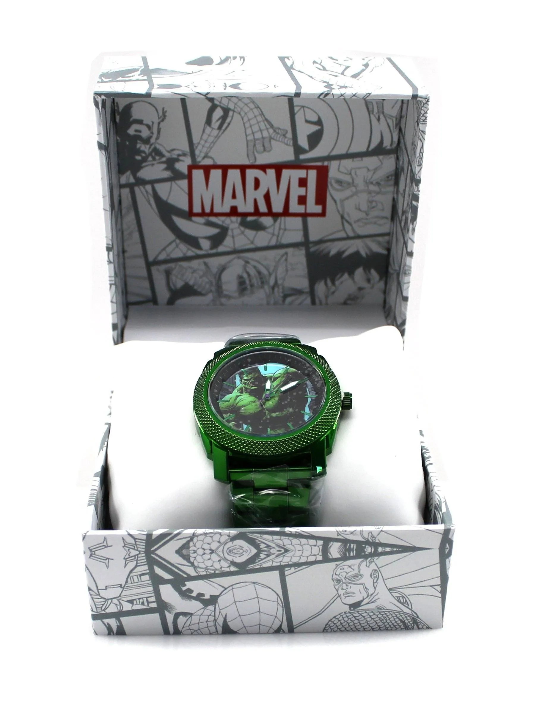 The Incredible Hulk Men's Stainless Steel Watch (HLK8001)