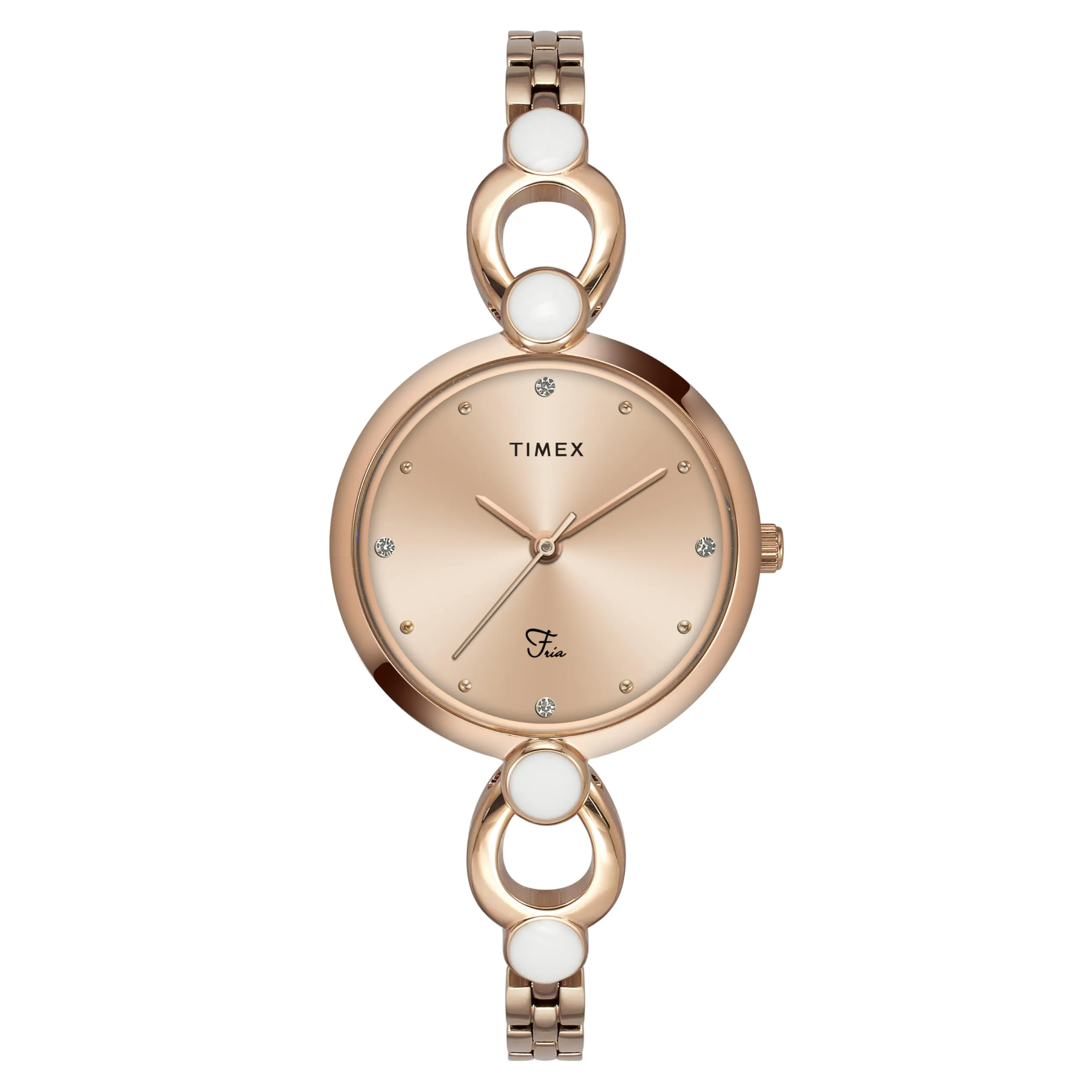 TIMEX Fria Women Rose Gold Round Analog Watch - TWEL18103