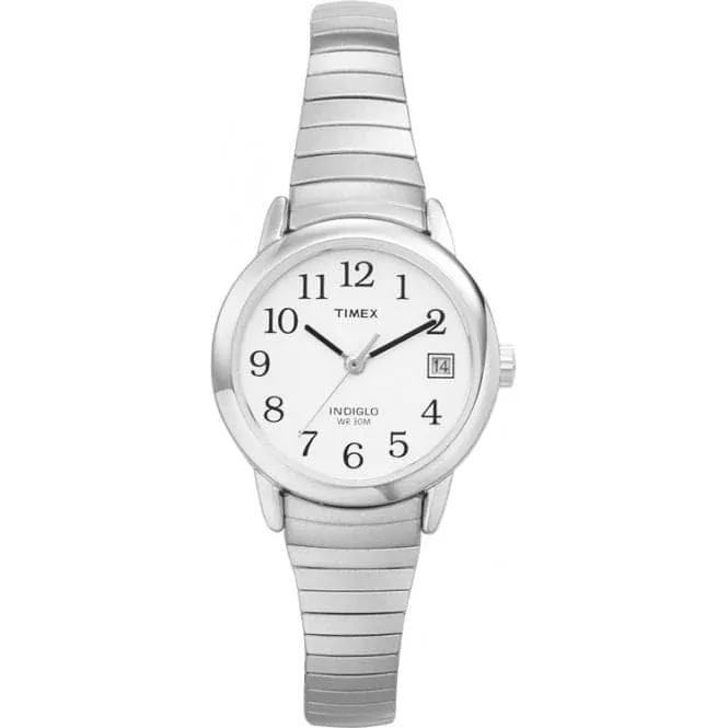 Timex Ladies Easy Reader Silver Watch T2H371