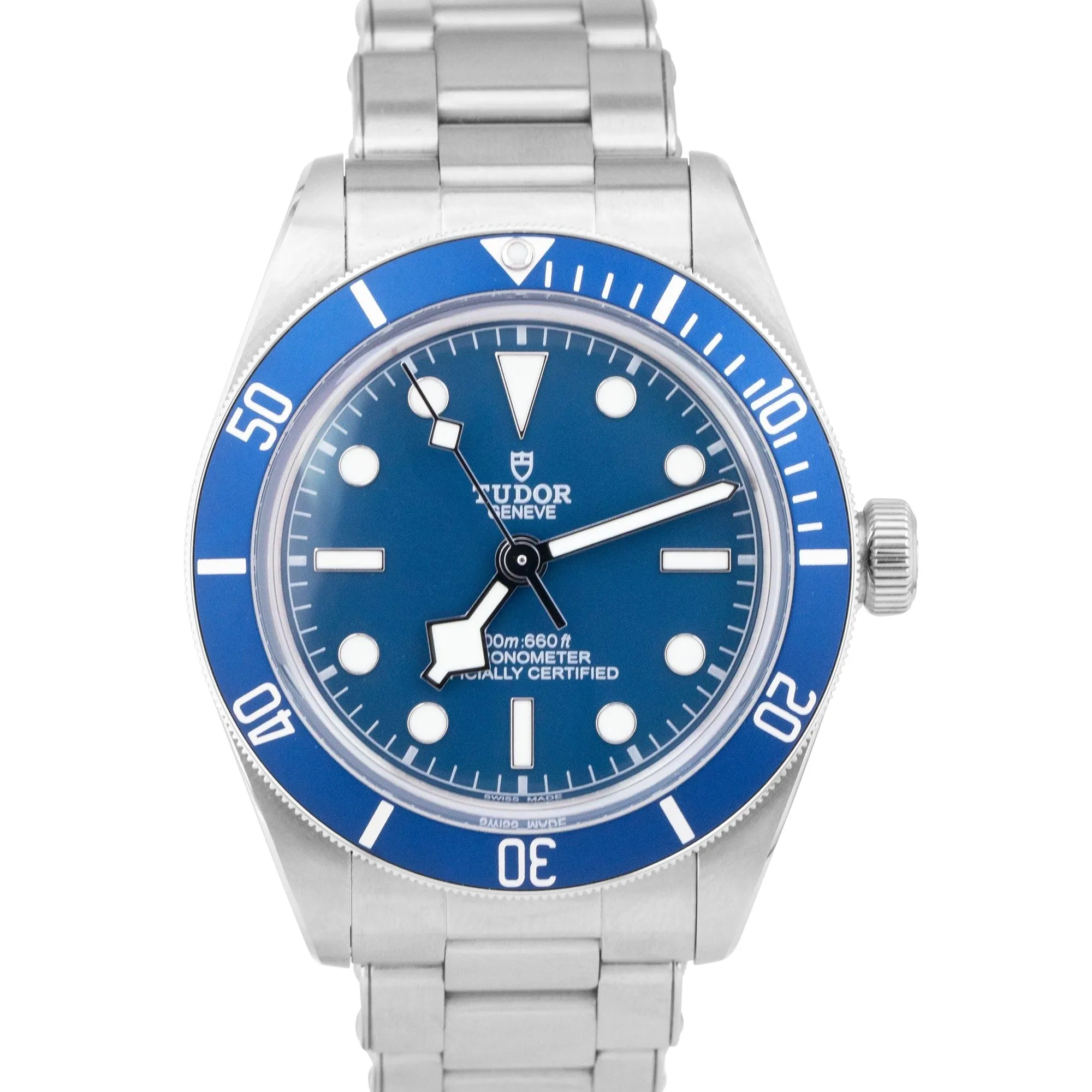 Tudor Black Bay Fifty Eight 58 BLUE Stainless 39mm Automatic Watch 79030B BOX