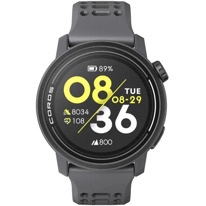 Unisex PACE 3 GPS Sport Watch - Black / Silicone Band