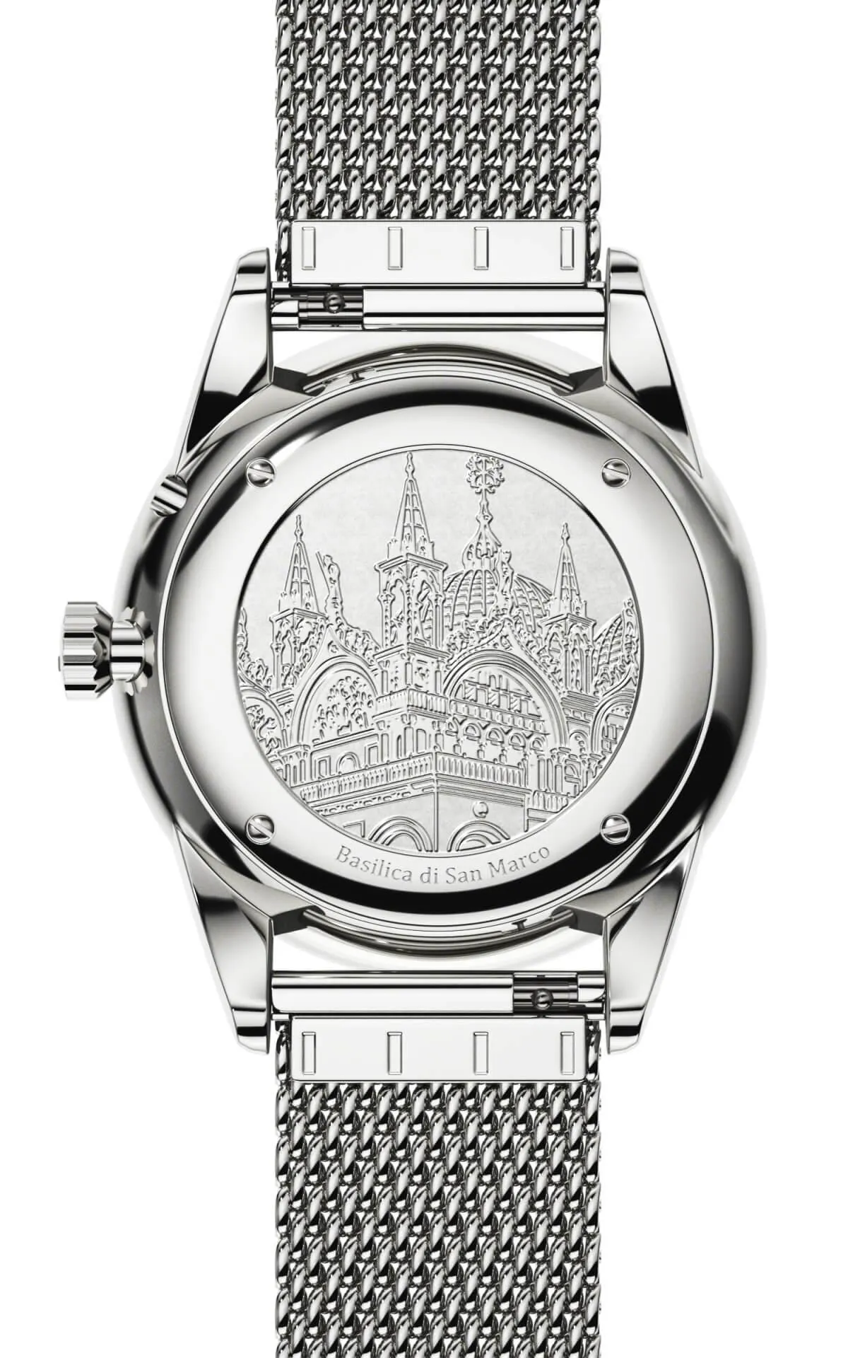 Venice Moonphase Silver Mesh