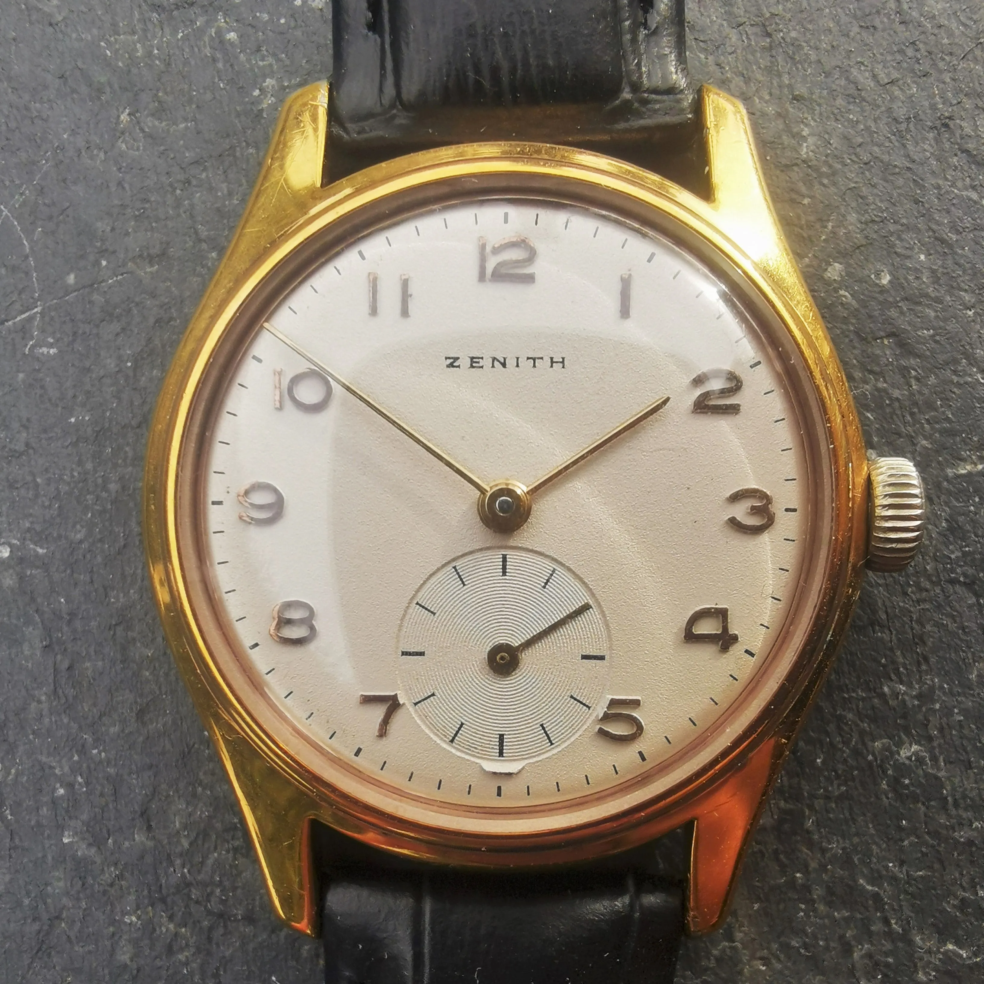 Vintage Zenith 1954 Gold Plated Mechanical Watch