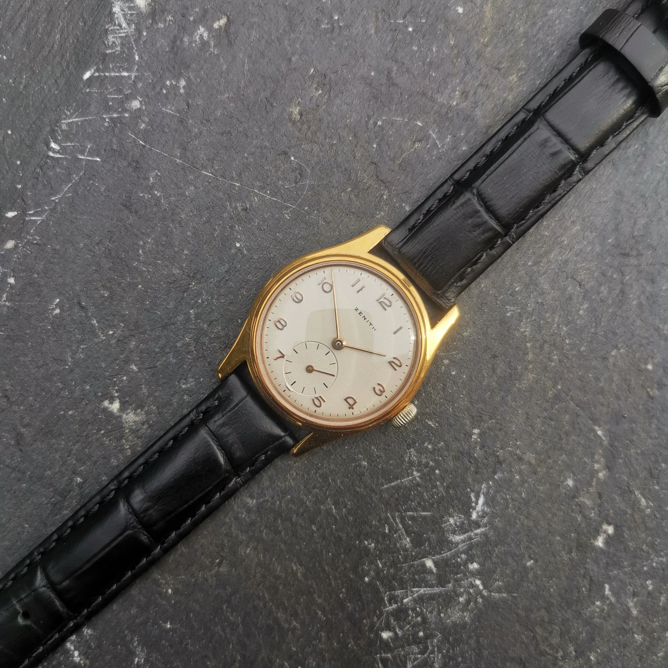 Vintage Zenith 1954 Gold Plated Mechanical Watch