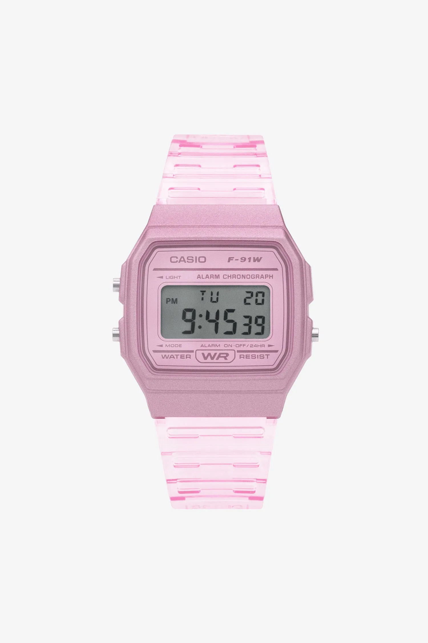 WCHD7CF - Casio Unisex Digital Clear Jelly Strap Watch