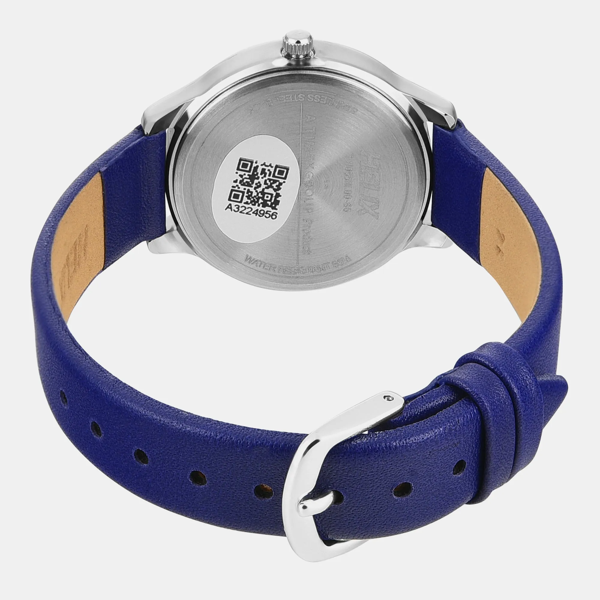 Women's Blue Analog Leather Watch TW055HL00