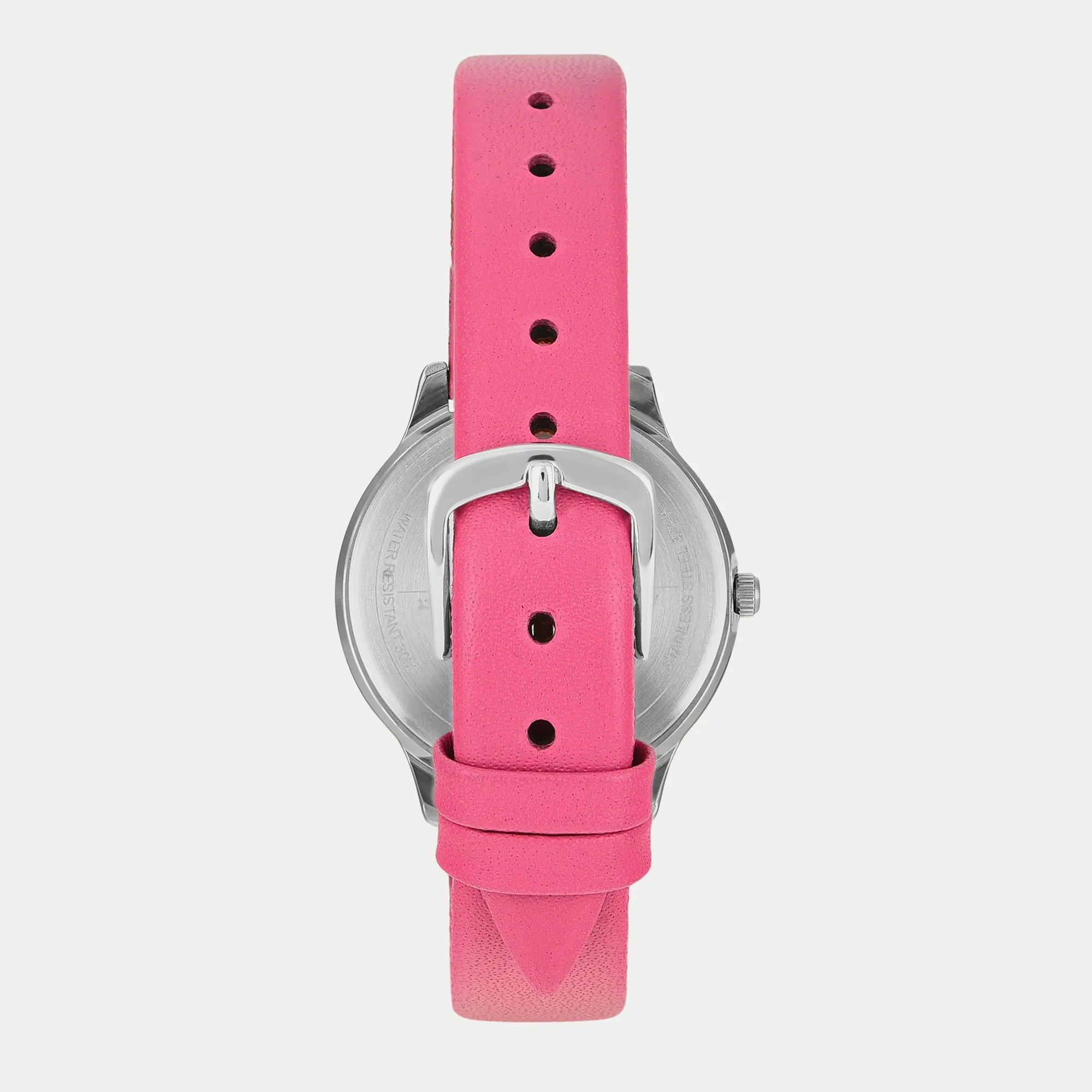 Women's Pink Analog Leather Watch TW055HL01