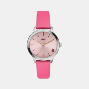 Women's Pink Analog Leather Watch TW055HL01